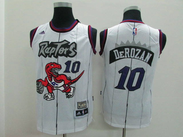 NBA Toronto Raptors #10 Derozan white Youth Adidas jerseys